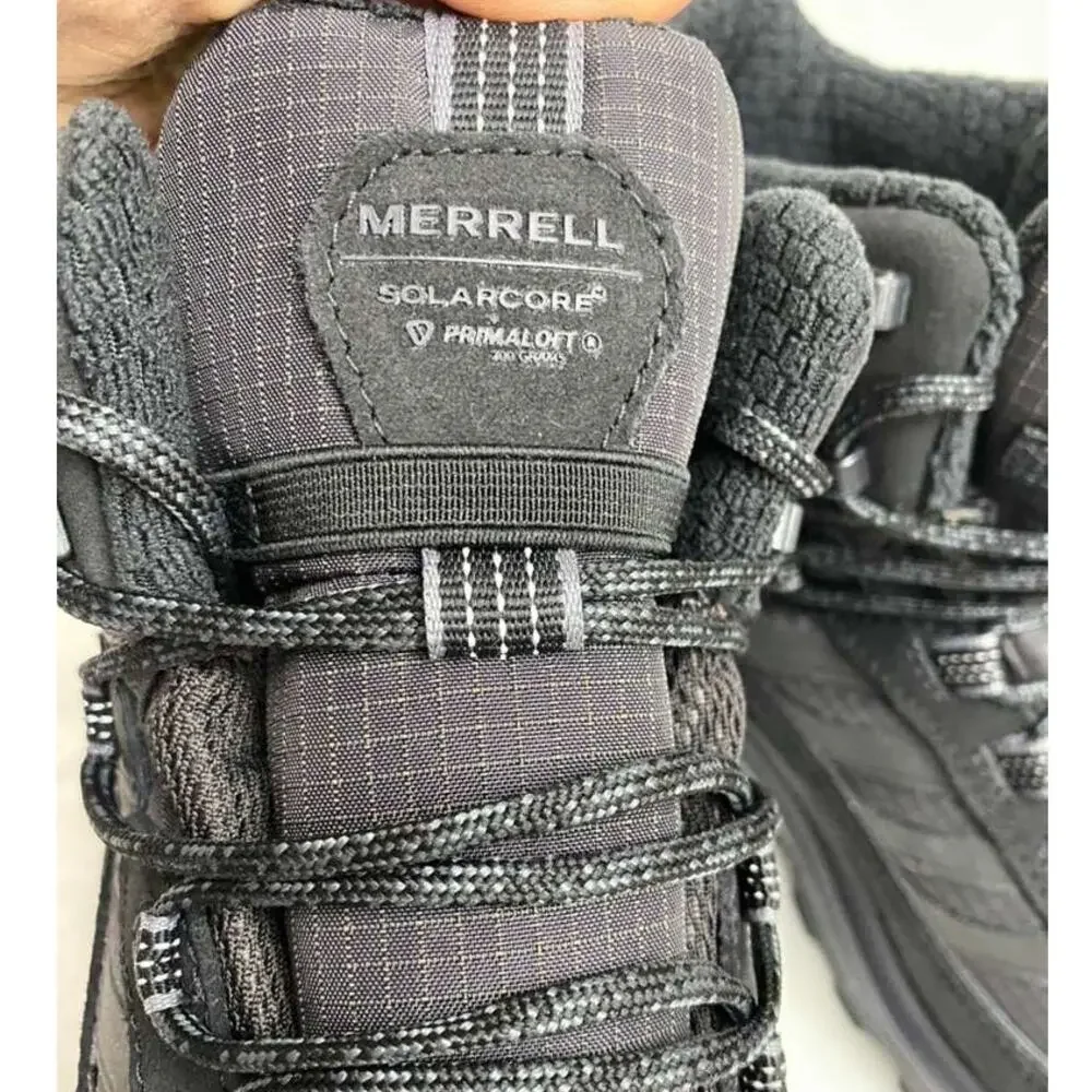 Merrel Men´s Black Moab Speed 2 Thermo Mid Waterproof Boots Sz 8 New